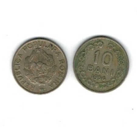 Romania 1956 - 10 bani, circulata