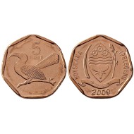 Botswana 2009 - 5 thebe, UNC