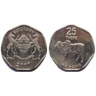Botswana 2007 - 25 thebe UNC