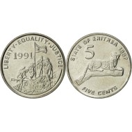 Eritrea 1997 - 5 cents, pantera, UNC