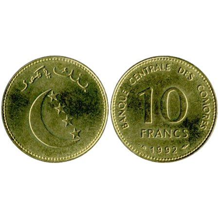 Comores 1992 - 10 francs UNC