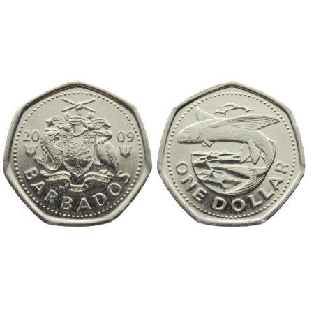 Barbados 2009 - 1 dollar UNC Barbados 2009 - 1 dollar UNC