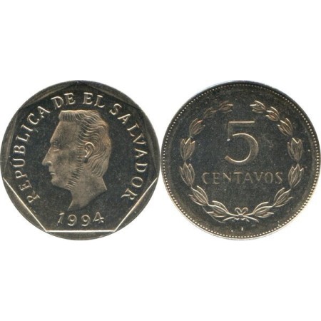 EL Salvador 1994 - 5 centavos UNC