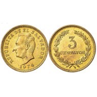 El Salvador 1974 - 3 centavos aUNC
