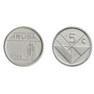 Aruba 2023 - 5 cents UNC
