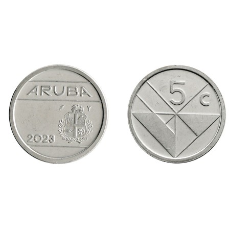 Aruba 2023 - 5 cents UNC Aruba 2023 - 5 cents UNC