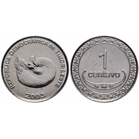 Timorul de Est 2003 - 1 centavo UNC