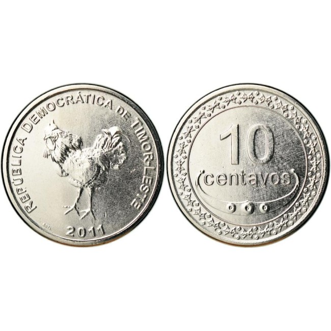 Timorul de Est 2011 - 10 centavos UNC Timorul de Est 2011 - 10 centavos UNC