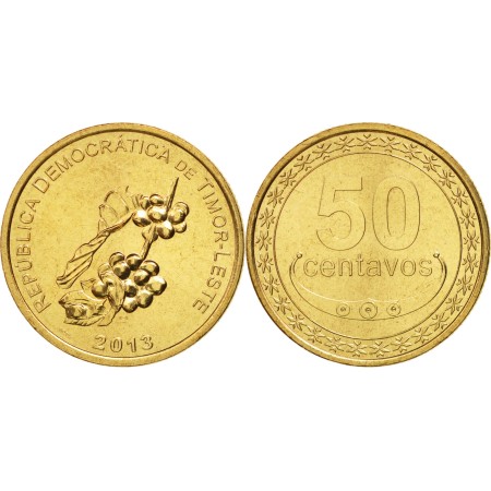 Timorul de Est 2013 - 50 centavos UNC