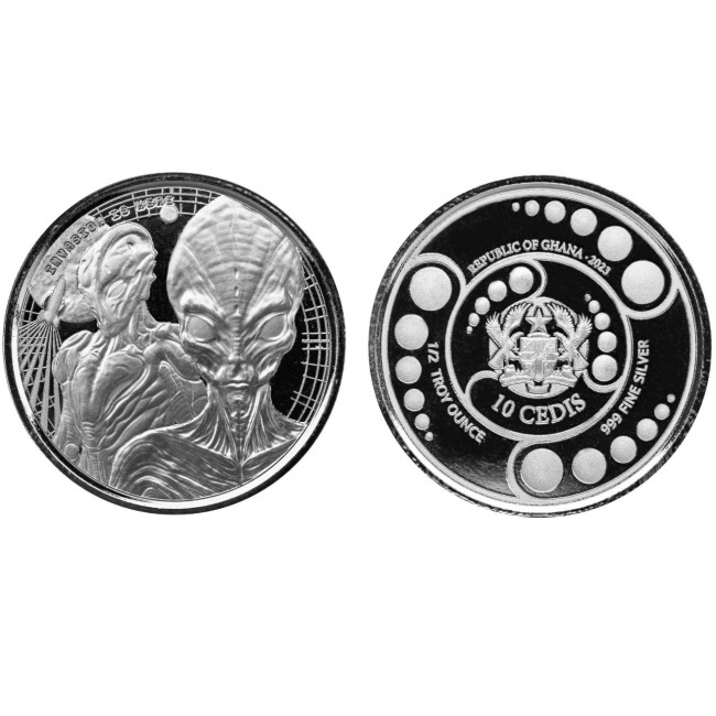 Ghana 2023 - 10 cedis, Alien, PROOF