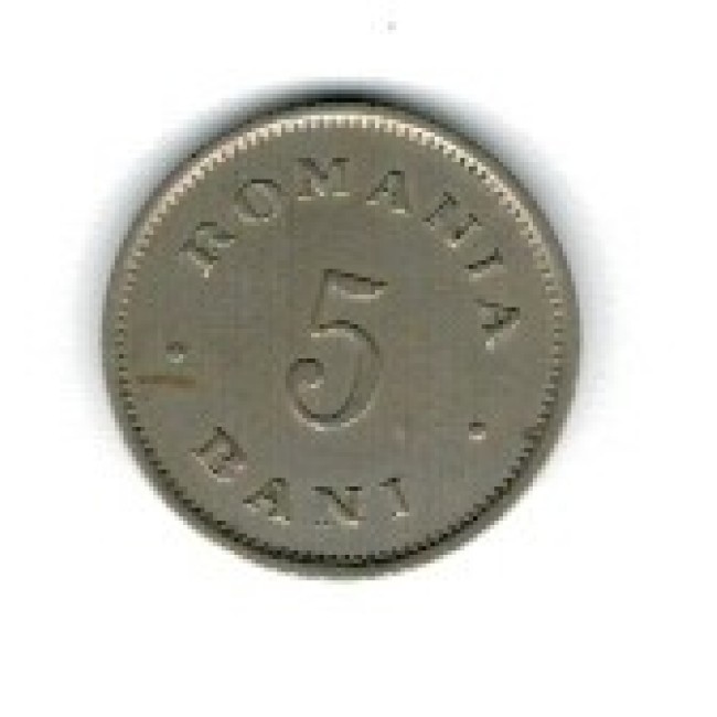 Romania 1900 - 5 bani, circulata