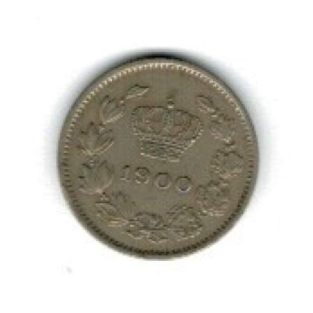 Romania 1900 - 5 bani, circulata Romania 1900 - 5 bani, circulata