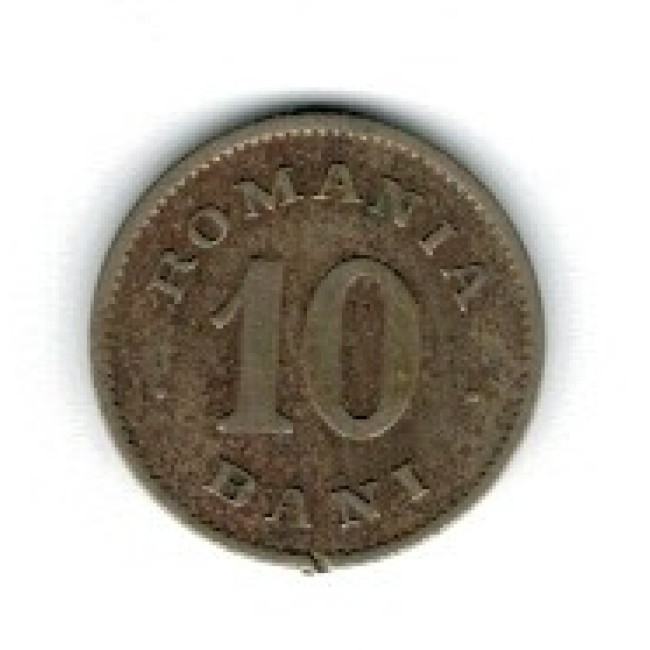 Romania 1900 - 10 bani, circulata