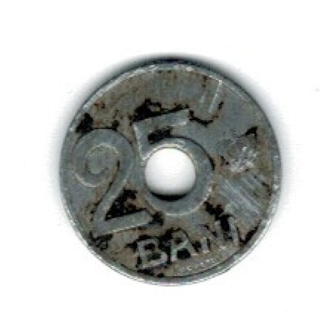 Romania 1921 - 25 bani, circulata