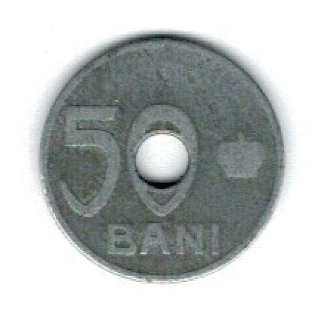 Romania 1921 - 50 bani, circulata Romania 1921 - 50 bani, circulata