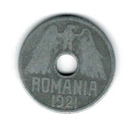 Romania 1921 - 50 bani, circulata Romania 1921 - 50 bani, circulata
