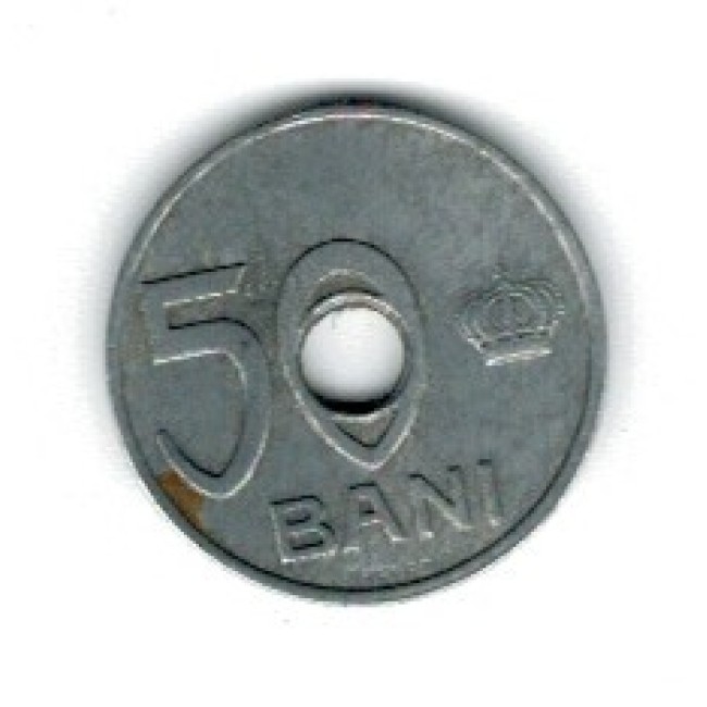 Romania 1921 - 50 bani, circulata