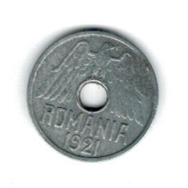 Romania 1921 - 50 bani, circulata
