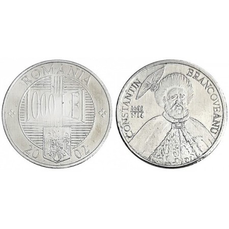 Romania 2002 - 1000 lei, aluminiu, UNC