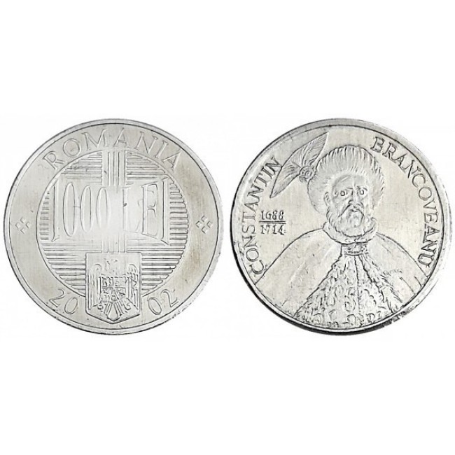 Romania 2002 - 1000 lei, aluminiu, UNC
