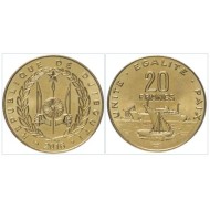 Djibouti 2016 - 20 francs UNC