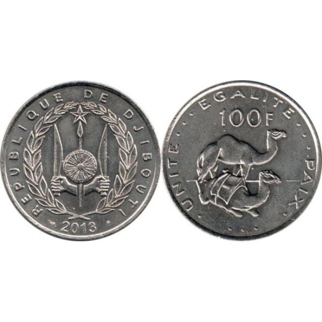 Djibouti 2013 - 100 francs UNC Djibouti 2013 - 100 francs UNC