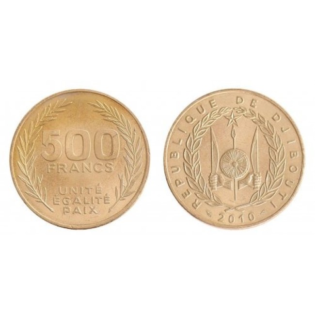 Djibouti 2010 - 500 francs UNC Djibouti 2010 - 500 francs UNC