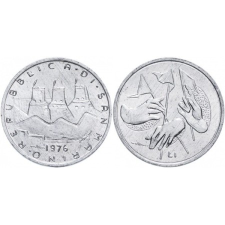 San Marino 1976 - 1 lira UNC
