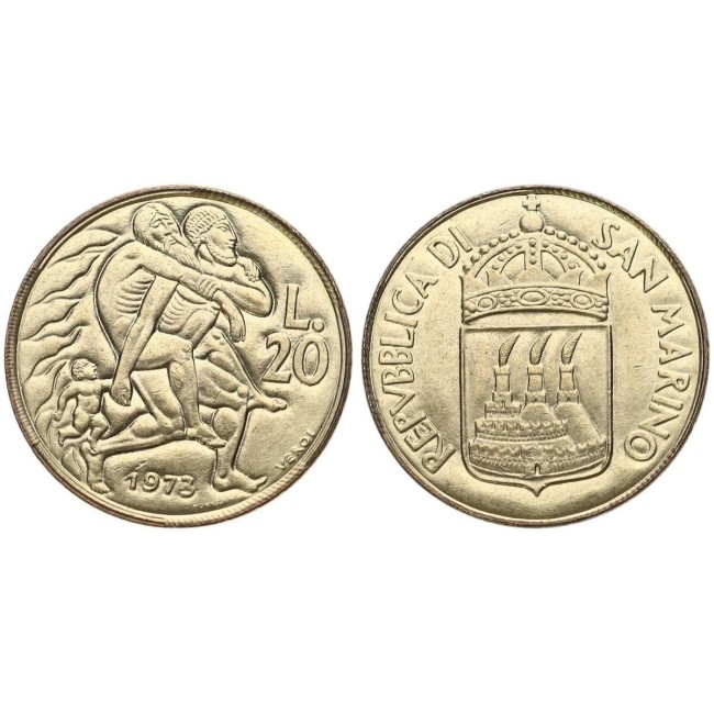 San Marino 1972 - 2 lire UNC San Marino 1972 - 2 lire UNC