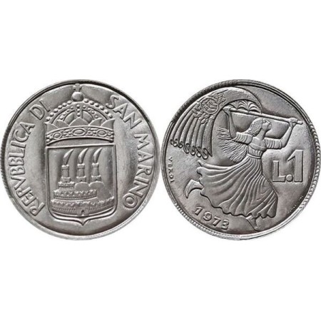 San Marino 1973 - 1 lira UNC