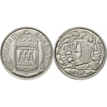 San Marino 1973 - 10 lire UNC