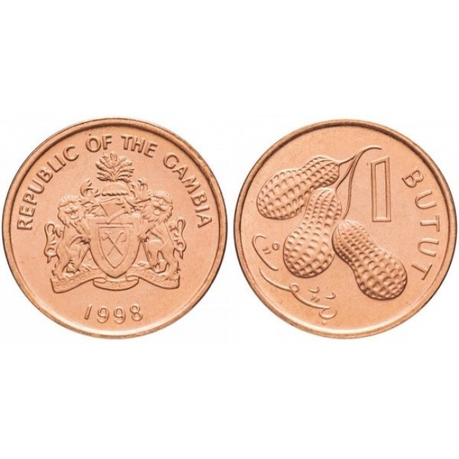 Gambia 1998 - 1 butut UNC Gambia 1998 - 1 butut UNC