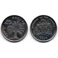 Gambia 1998 - 25 bututs UNC