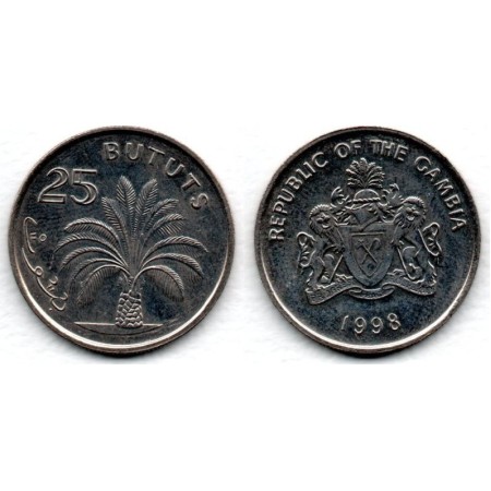 Gambia 1998 - 25 bututs UNC