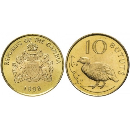 Gambia 1998 - 10 bututs UNC