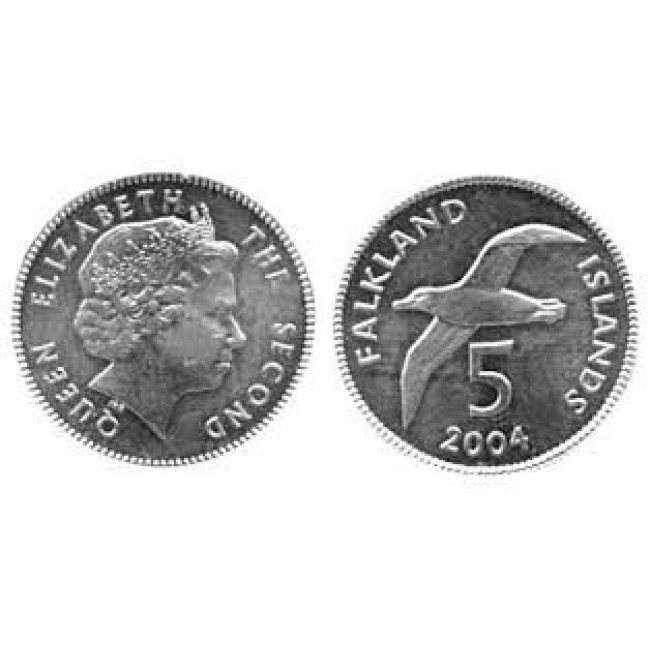 Insulele Falkland 2004 - 5 pence UNC