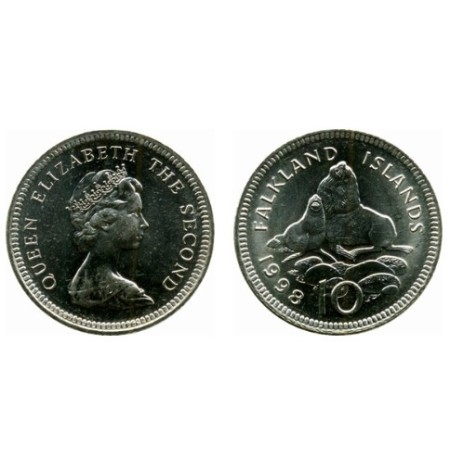 Insulele Falkland 1998 - 10 pence UNC