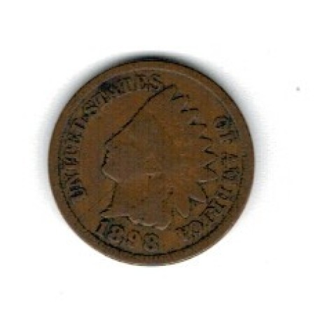 SUA 1898 - 1 cent Indian Head, circulata SUA 1898 - 1 cent Indian Head, circulata
