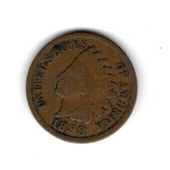 SUA 1898 - 1 cent Indian Head, circulata