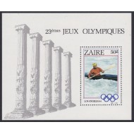 Zaire 1984 - Jocurile Olimpice, sport, colita neuzata