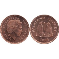 Insulele Falkland 2004 - 1 pence UNC