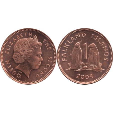 Insulele Falkland 2004 - 1 pence UNC