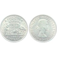 Australia 1960 - 1 florin, argint, circulata