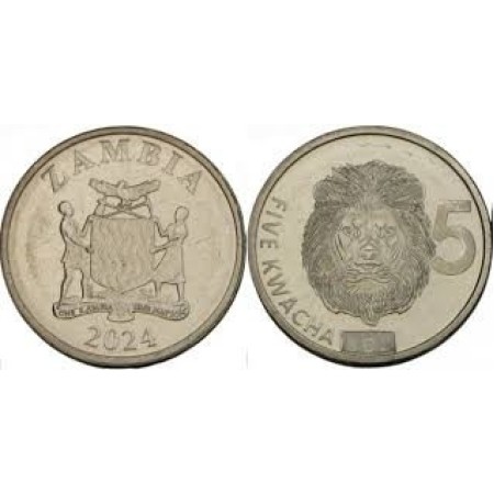 Zambia 2024 - 5 kwacha UNC