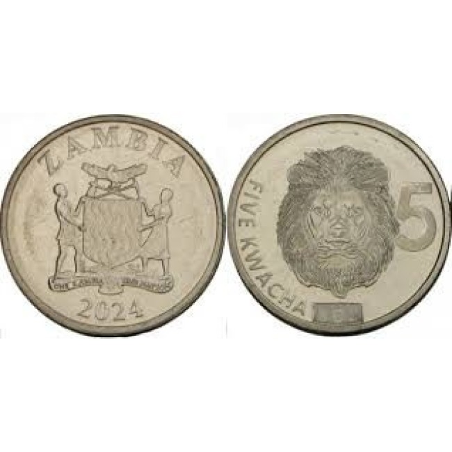 Zambia 2024 - 5 kwacha UNC