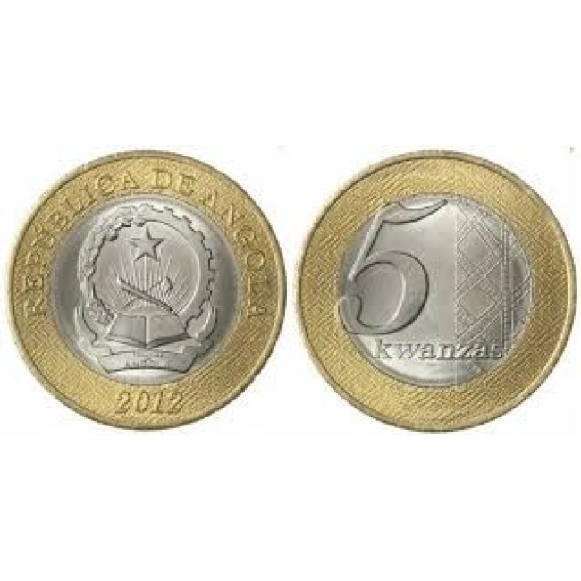 Angola 2012 - 5 kwanzas UNC