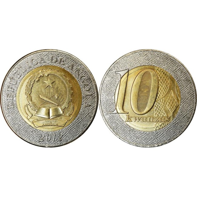 Angola 2012 - 10 kwanzas UNC