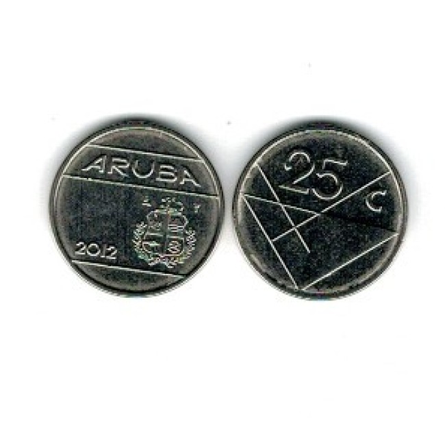 Aruba 2012 - 25 cents UNC