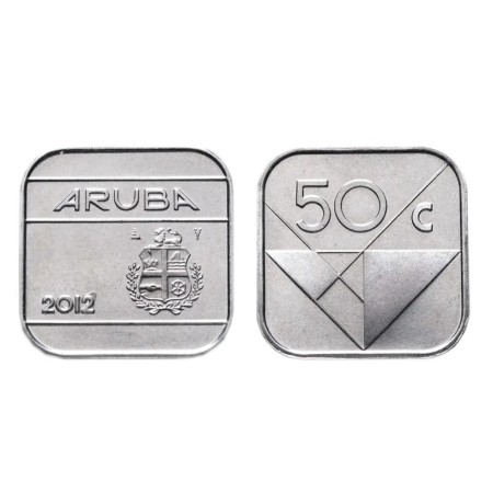 Aruba 2012 - 50 cents UNC