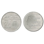 Aruba 1986 - 2 1/2 florin UNC